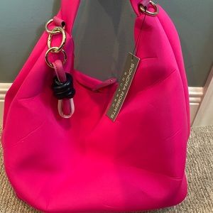 BRAND NEW Saundra Robert’s Squared hot pink pocketbook! NEW WITH TAGS